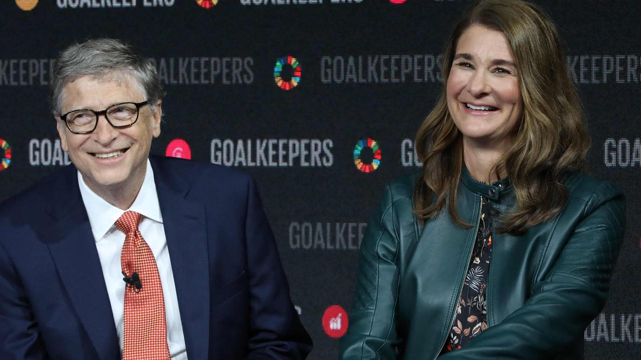 Bill Gates has already transferred $US850 million ($A1.09 billion) worth of Deere stock to his estranged wife. Picture: Ludovic Marin/AFP