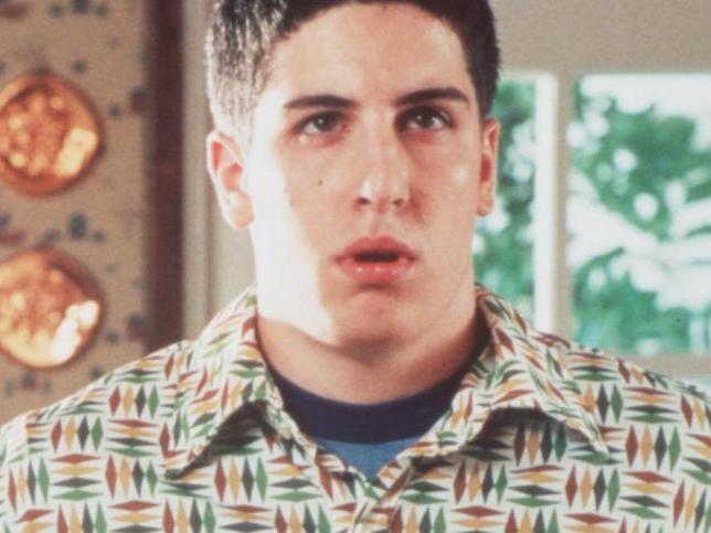 film scene from American Pie actor Jason Biggs - movies 1999 headshot