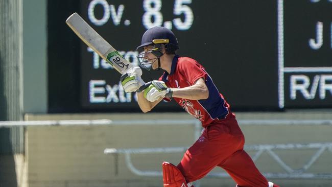 Melbourne batsman Jack Harper. Picture: Valeriu Campan