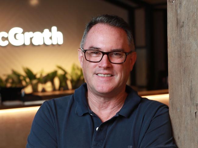 23/10/20: John McGrath, founder and executive director of McGrath Estate Agents at his office at Pyrmont. John Feder/The Australian.