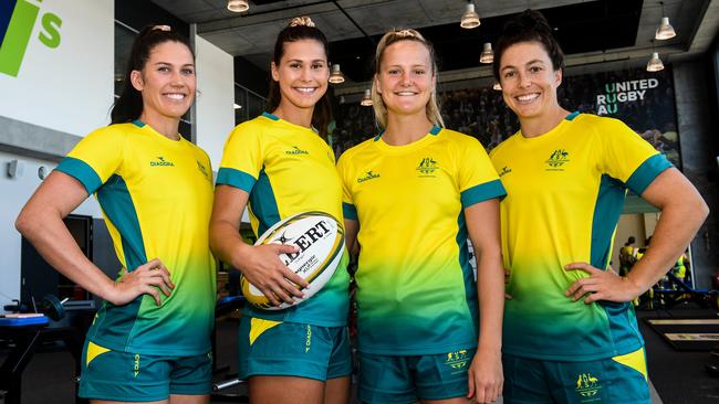 Charlotte Caslick, Demi Hayes, Emma Sykes and Emilee Cherry will all line up for Australia at the Commonwealth Games.