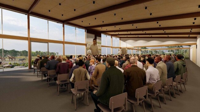 The proposed 300-seat function centre Photo: Taronga Western Plains Zoo