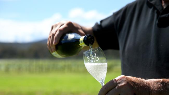 One of Dal Zotto’s five proseccos.