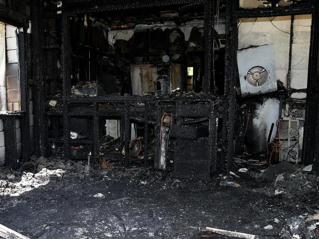 Barking dogs save woman’s life as house destroyed by fire | news.com.au ...