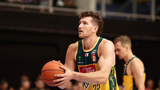 Will Magnay shot just 5-14 from the free throw line in the loss to New Zealand on Friday night. (Photo by Dave Rowland/Getty Images)