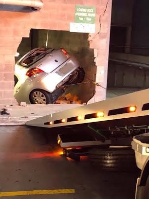 Emergency services were called to the Woolworths carpark at Hannah Street in Beecroft at 7.15am. Picture: NSW Police/Traffic and Highway Patrol Command