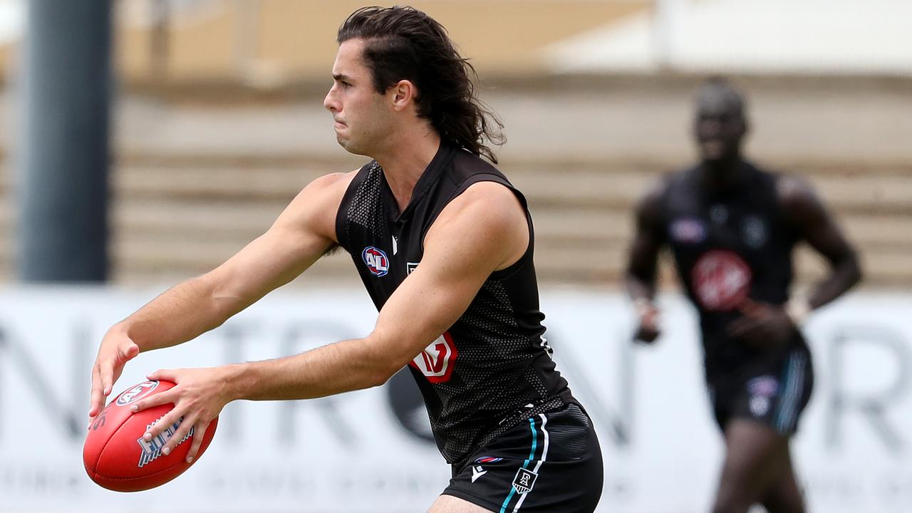 AFL - Friday 18th, February, 2022 - Port Adelaide Internal Trial. Josh Sinn Picture: Sarah Reed