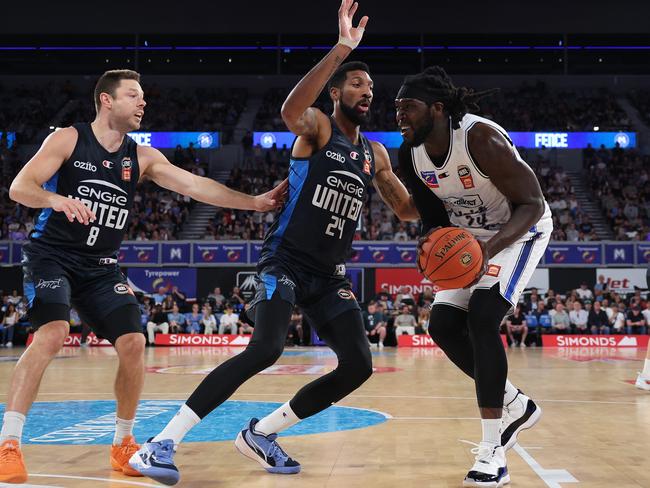 Montrezl Harrell of the 36ers has gained a strong following since joining Adelaide this NBL season. Picture: Daniel Pockett/Getty Images