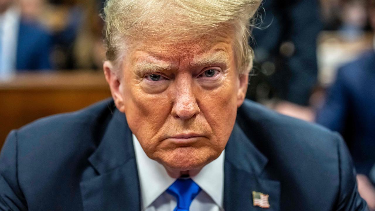 Former US President and Republican presidential candidate Donald Trump at his criminal trial at Manhattan Criminal Court in New York City, on May 30, 2024. Picture: Mark Peterson / POOL / AFP