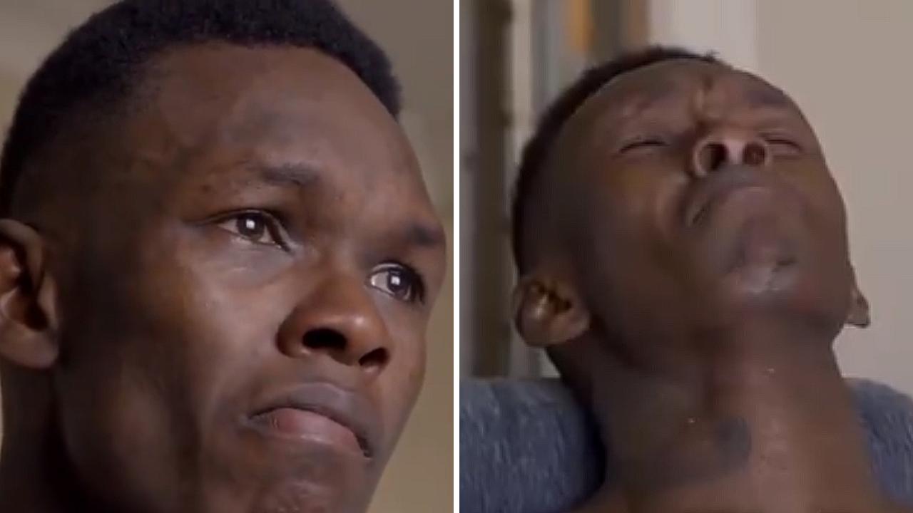 Israel Adesanya's emotional fire-up video on the morning of UFC 248.