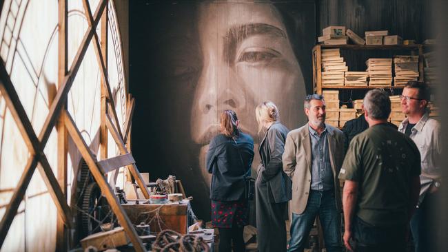 Time: Rone is a world coated in cobwebs, a thick layer of dust and peeling, wall-sized portraits. Picture: Supplied.