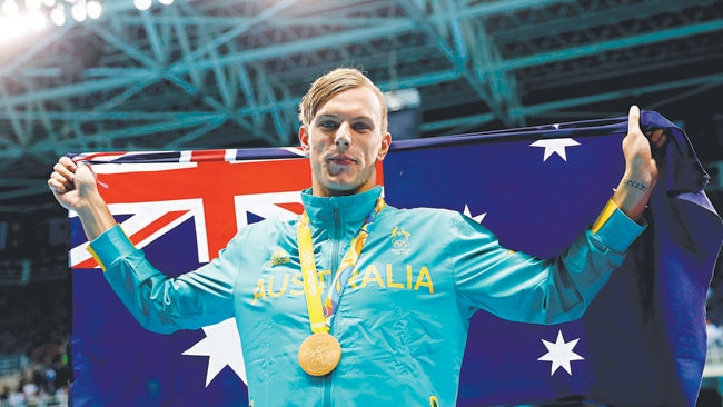 Gold medal winner Kyle Chalmers heads the list of Aussies set to star at the Tokyo Games