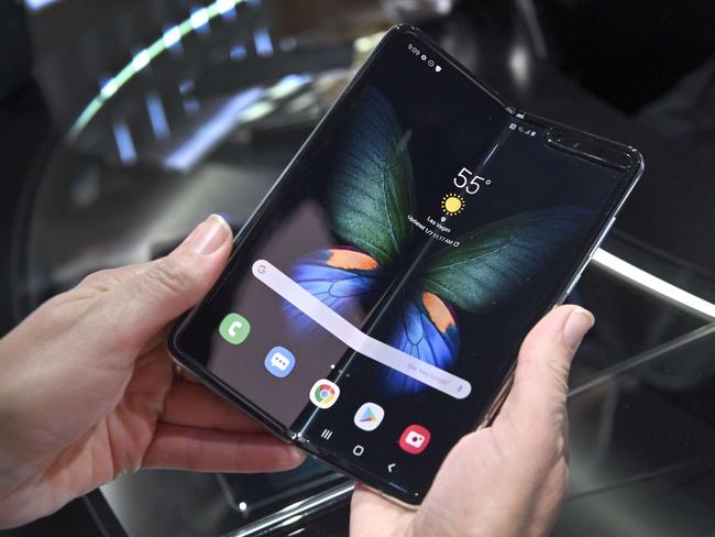 The Galaxy Fold 5G. Picture: David Becker/Getty Images/AFP