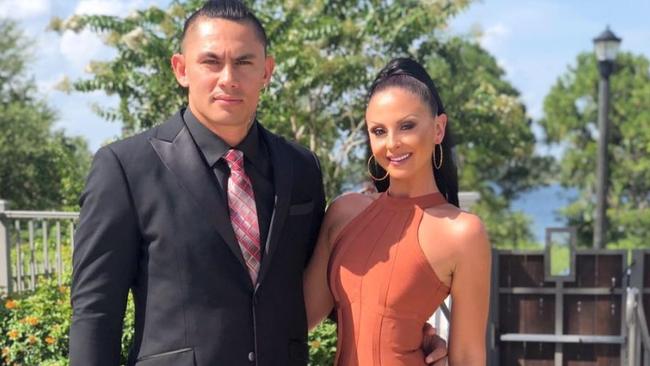 Daniel Vidot with partner Danielle