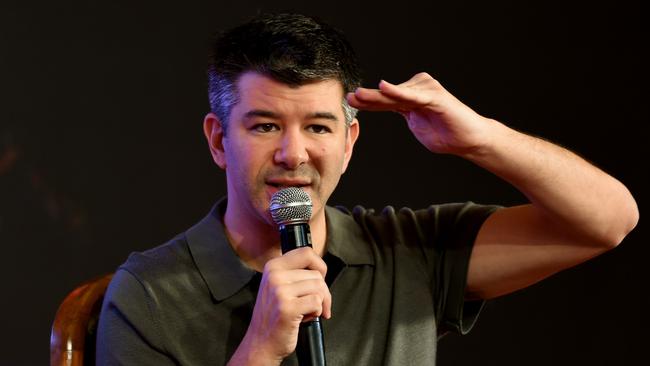 Uber co-founder and former chief executive officer Travis Kalanick was pressured to resign. Picture: AFP Photo/Money Sharma