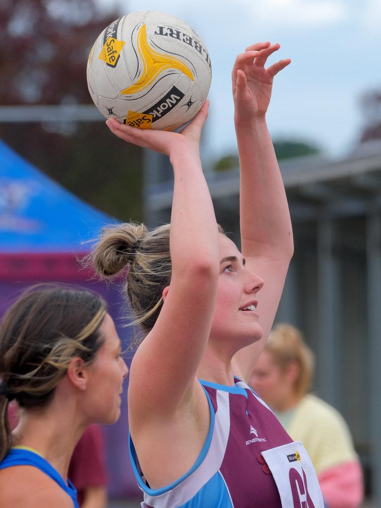 A Grade netball BFL: Modewarre v Queenscliff. Modewarre Goal attack Katrina Biscan Picture: Mark Wilson