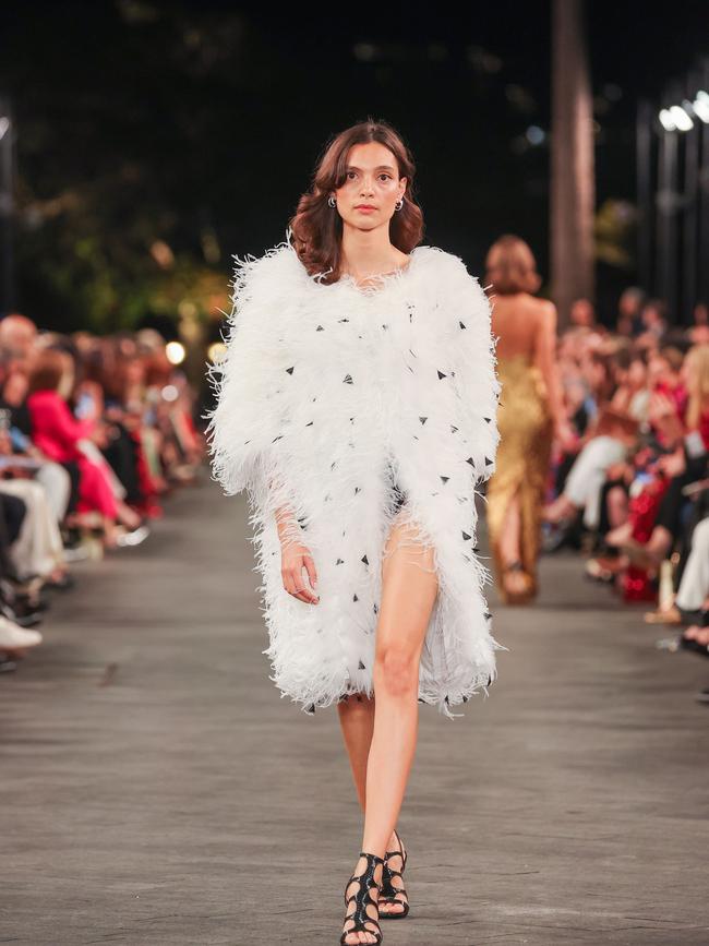 Another brand celebrating an anniversary this year is Carla Zampatti. The brand clocks 60 years in the business – four years after the sudden passing of its eponymous founder. Picture: Lucas Dawson for AFC Australian Fashion Week.