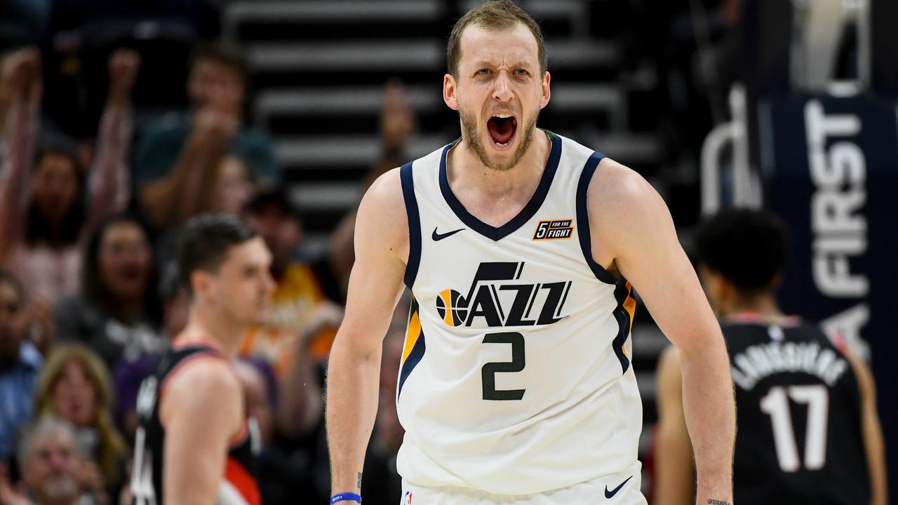 Aussie Joe Ingles and the Utah Jazz are driving Melbounre United to greta NBL heights (Photo by Alex Goodlett/Getty Images)