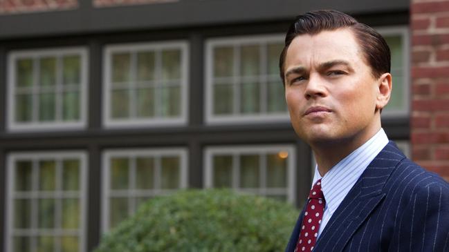 NO GONG: DiCaprio as Jordan Belfort in The Wolf of Wall Street.