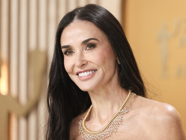 LOS ANGELES, CALIFORNIA - FEBRUARY 23: Demi Moore attends the 31st annual Screen Actors Guild Awards at Shrine Auditorium and Expo Hall on February 23, 2025 in Los Angeles, California. (Photo by Rodin Eckenroth/Getty Images)