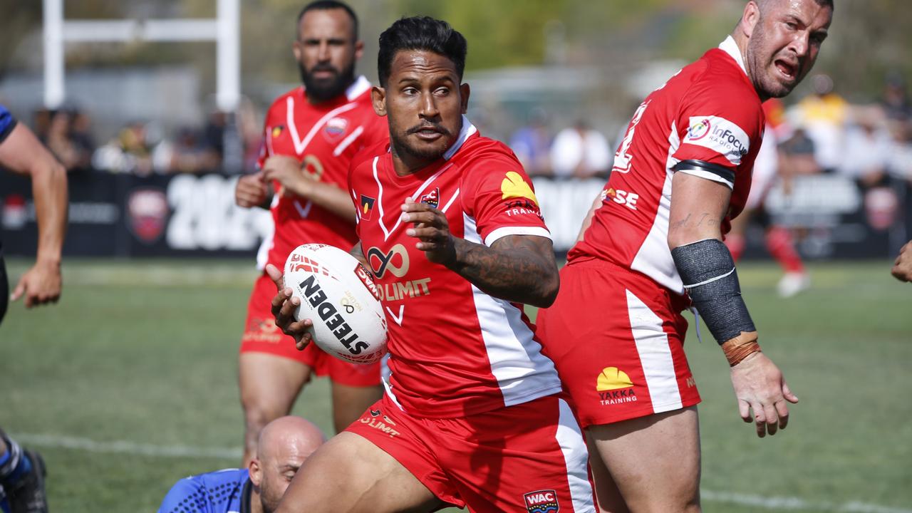 Ben Barba. Walgett Aboriginal Connection (WAC) vs Nanima Common Connection, Koori Knockout Grand Final from Bathurst. Picture: Warren Gannon Photography