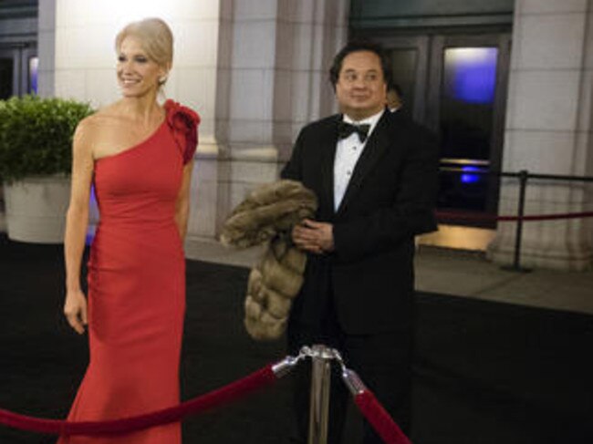 Kellyanne Conway’s husband, George, has been selected to head the civil division of the Justice Dept. Picture: AP/Matt Rourke