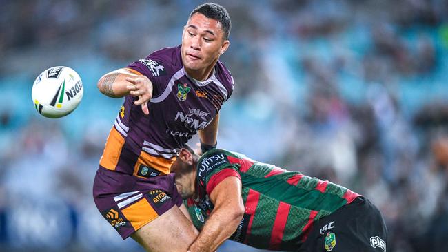 Jaydn Su'A is the latest player on the way out of the Broncos. Picture: AAP