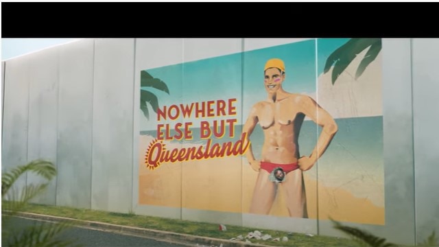 A play on the iconic “Where else but Queensland” tourism campaign. Picture: Supplied via NCA NewsWire