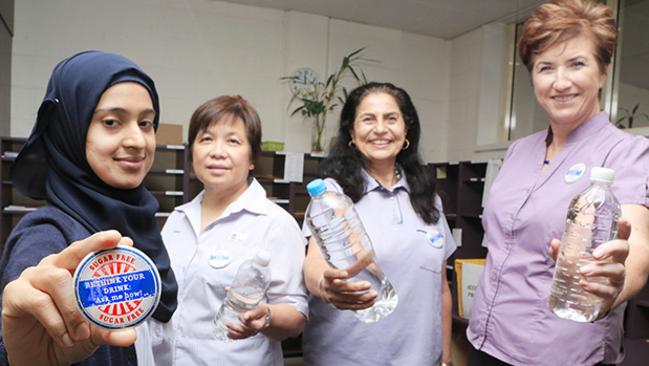 Westmead staff Fatima Quadri, Nely Mendoza, Shinder Gill and Jude Frazer are behind the campaign.