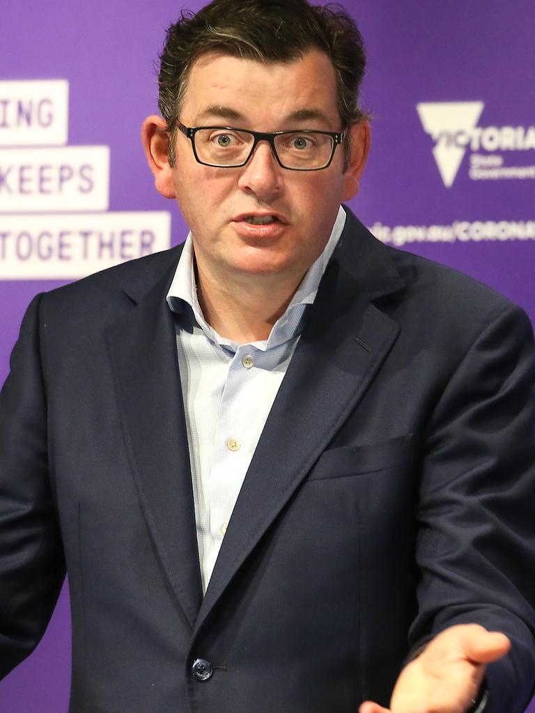 Daniel Andrews has lifted Melbourne’s curfew. Picture: NCA / NewsWire / Ian Currie