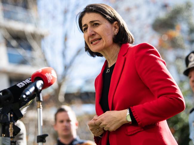 NSW Premier Gladys Berejiklian who sits on the Delivery and Performance Committee, also called DAPCo Picture: James Gourley/AAP