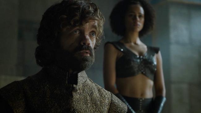 Missandei’s abs are tougher than Tyrion’s negotiating style.