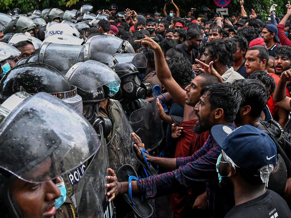 Sri Lanka’s central bank hiked interest rates by a record 700 basis points on April 8. Picture: Ishara S. Kodikara/AFP