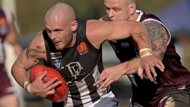 Brett Bewley in action for Darley. Picture: Andy Brownbill