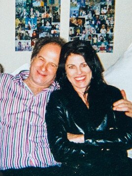 Michelle Bennett and Michael Gudinski. Picture: Supplied