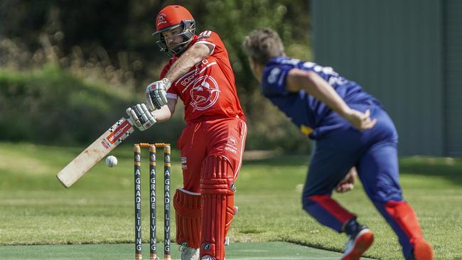 Corey Harris lashes one for Sorrento.