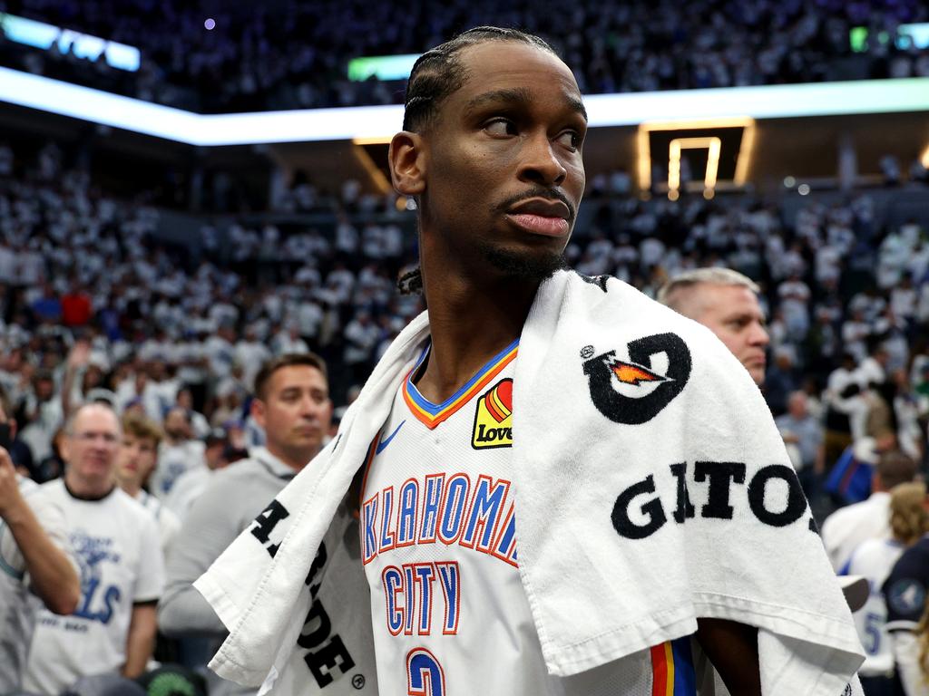 The Timberwolves held Shai Gilgeous-Alexander to 14 points. Picture: David Berding/Getty Images