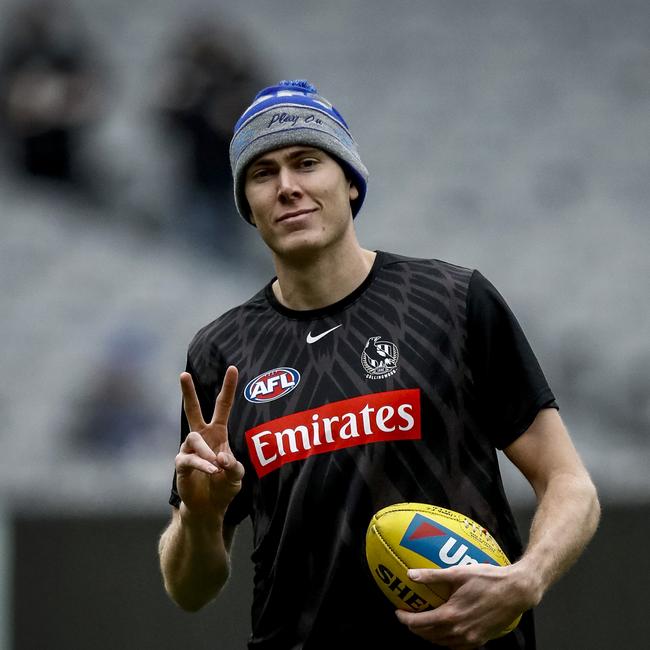 Mason Cox has switched management companies in a bid to prolong his AFL career. Picture: Darrian Traynor/Getty Images