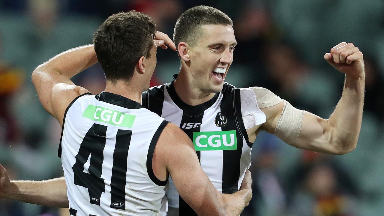 Darcy Cameron returns to the Collingwood side for the first final. Picture: Sarah Reed