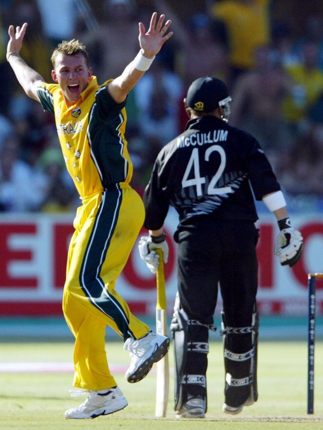 Brett Lee was Australia’s top wicket-taker in 2003.