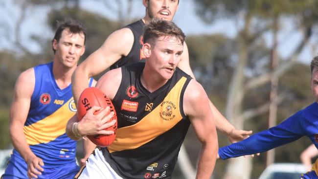 Riley Robinson has been a standout for the Tigers this year. Picture: Mypolonga Football Club