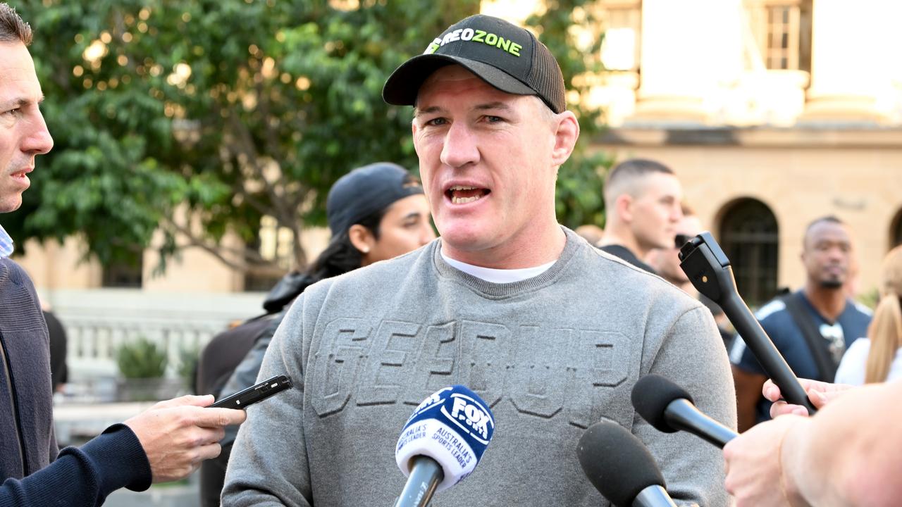 Paul Gallen isn’t happy. (Photo by Bradley Kanaris/Getty Images)