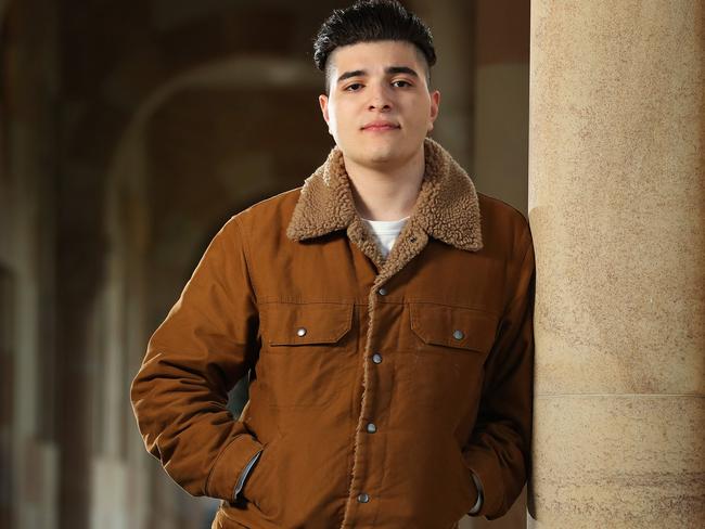 Drew Pavlou says he will take the fight to Supreme Court after officially being suspended from UQ for second semester, UQ campus, St Lucia. Photographer: Liam Kidston