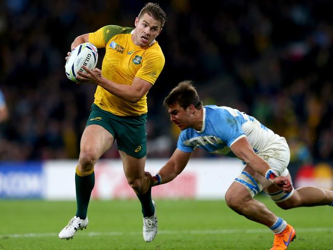 Drew Mitchell showed why the Wallabies wanted him back in the Australian program, setting up a magnificent try in the 71st minute.