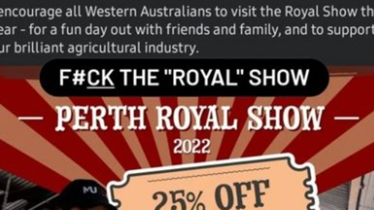 Controversial WA vegan activist Tash Peterson charged after disruptive  protest at Perth Royal Show