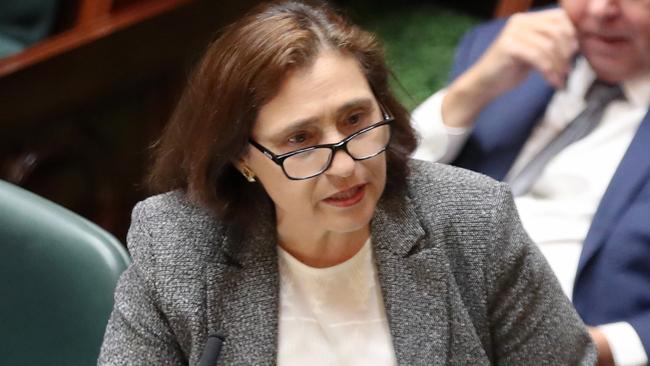 Lily D'Ambrosio MP – Minister for Energy, Environment &amp; Climate Change during question time in the Victorian parliament. Picture: NCA NewsWire / David Crosling