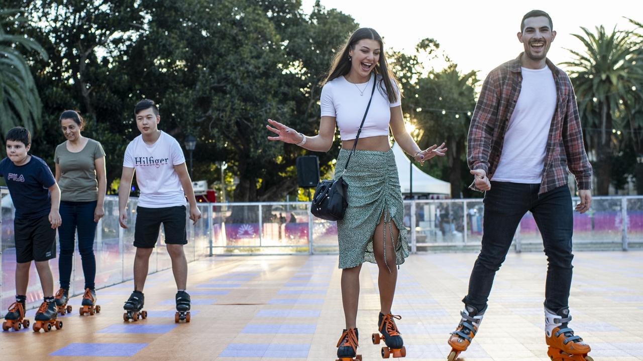 Skate and Play rolls into Prince Alfred Square during the school holidays.