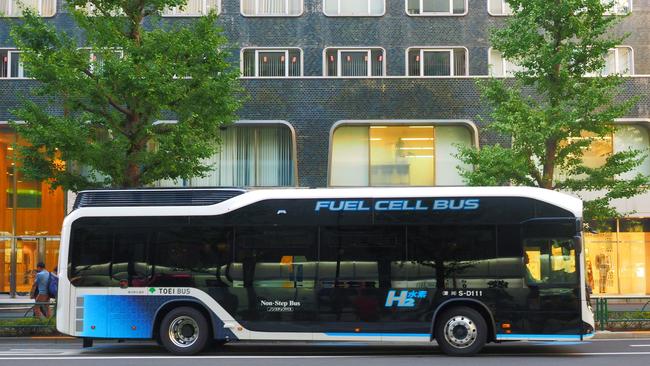 A Fuel Cell Bus, that is part of Japan’s hydrogen bus fleet. Picture: iStock