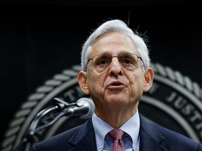 US Attorney General Merrick Garland filed a motion to unseal the FBI search warrant. Picture: AFP