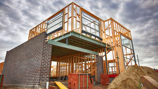 Builders are struggling to complete the fixed price dwelling contracts they entered into when construction prices were substantially lower. Picture: iStock